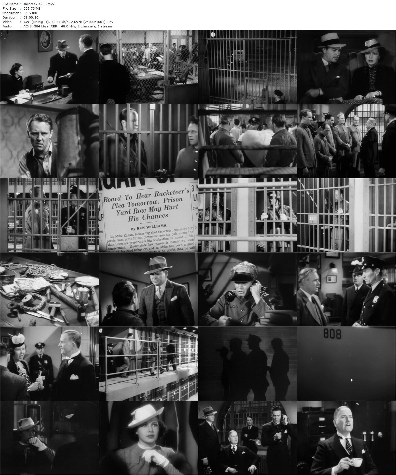 Jailbreak (1936) Nick Grinde, Barton MacLane, June Travis, Craig Reynolds-poster