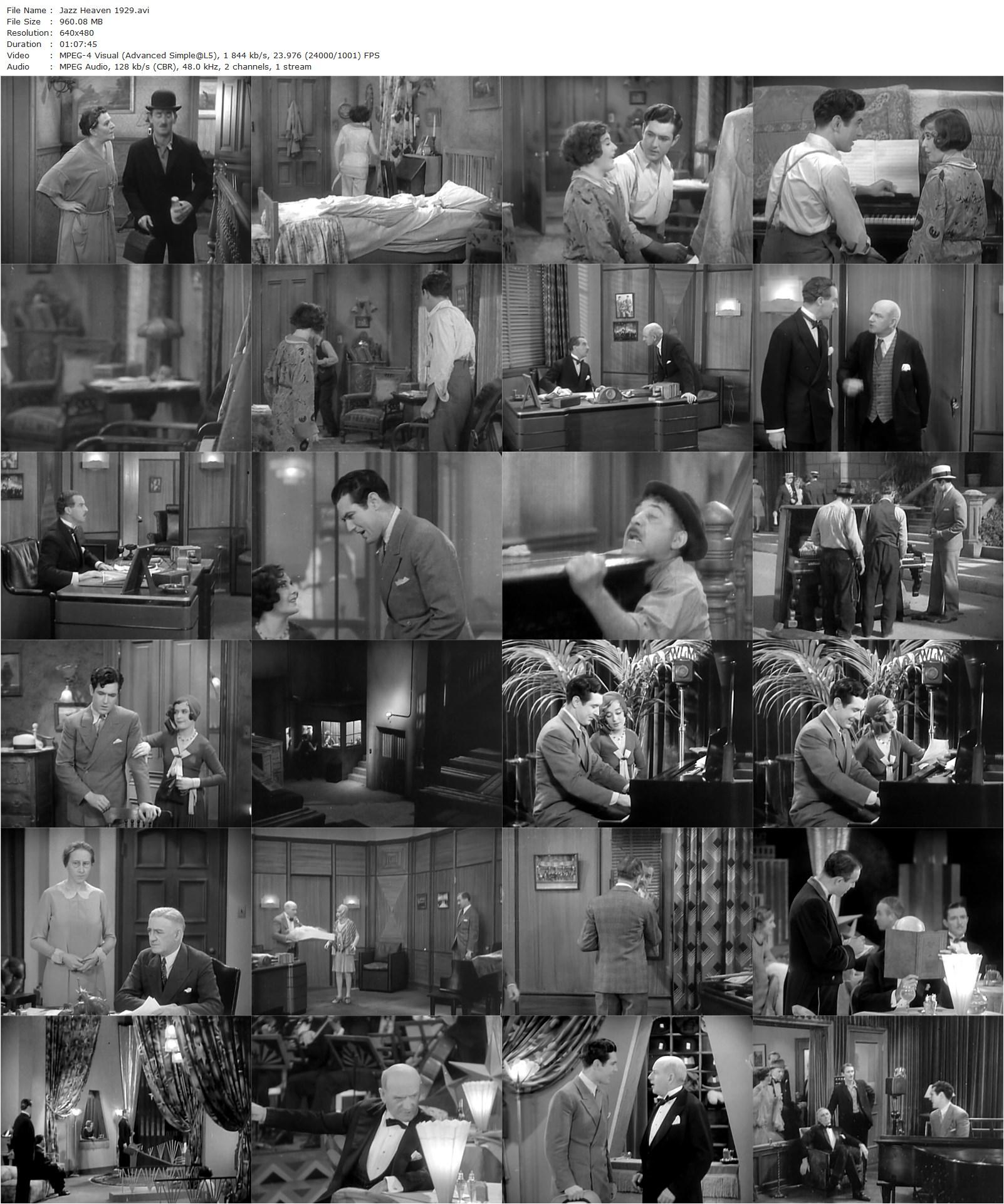 Jazz Heaven (1929) Melville W. Brown, Sally O’Neil, Johnny Mack Brown, Clyde Cook-poster