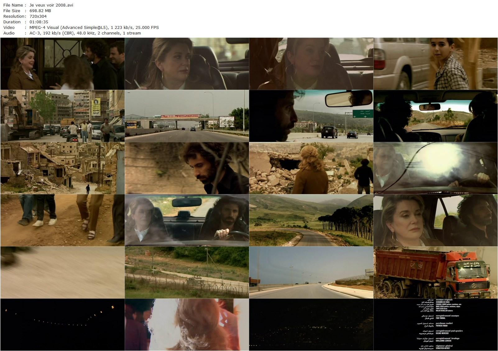 I Want to See / Je veux voir (2008) Joana Hadjithomas, Khalil Joreige, Catherine Deneuve, Brigitte Curmi, Joseph Silva-poster