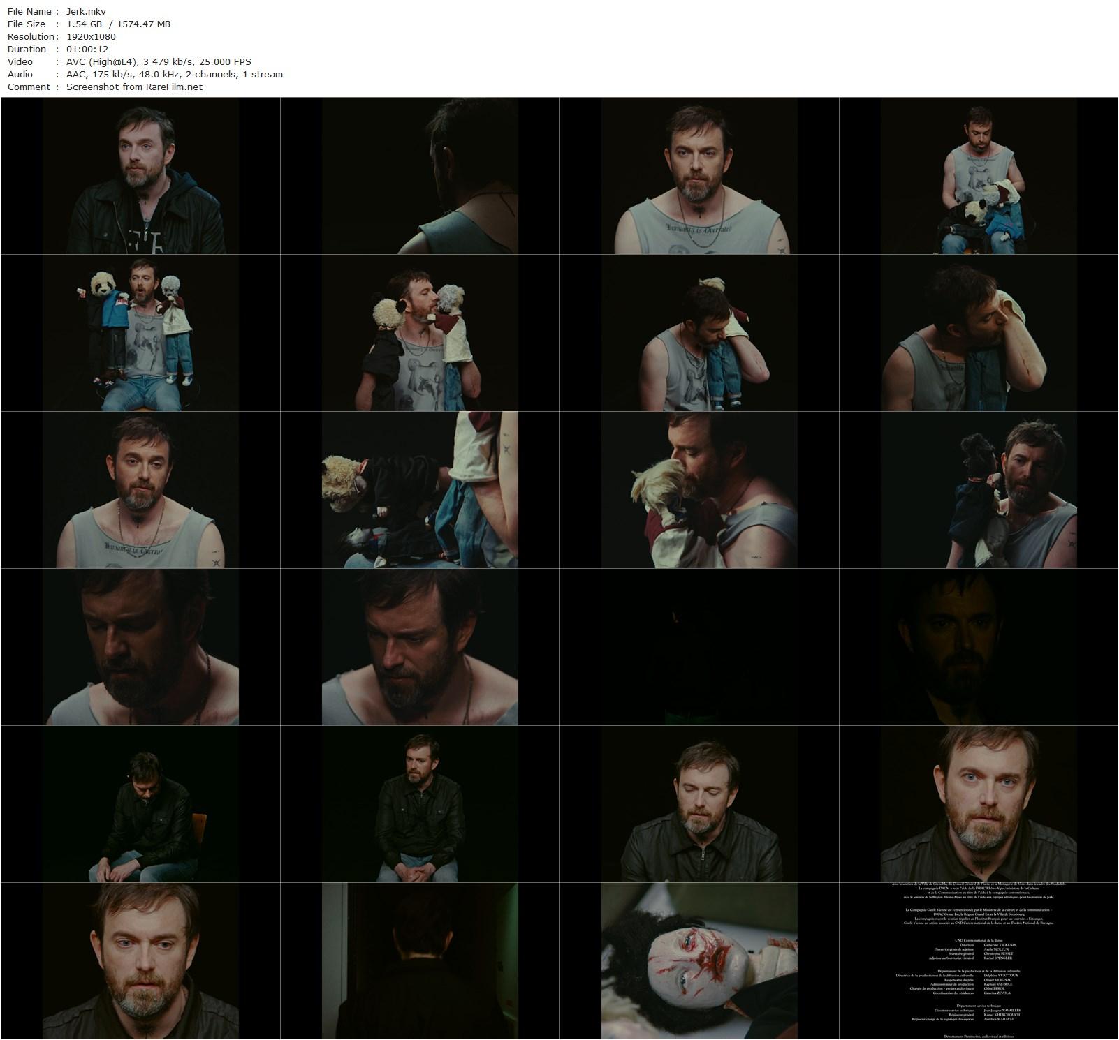 Jerk (2021) Gisèle Vienne, Jonathan Capdevielle, Catherine Robbe-Grillet, Serge Ramon-poster