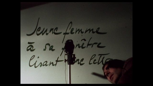 Jean-Claude Rousseau - Jeune femme à sa fenêtre lisant une lettre (1983)-poster