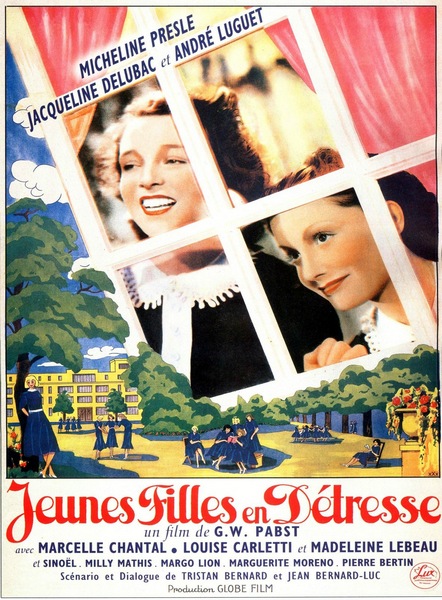 Girls in Distress AKA Jeunes filles en détresse (1939) Georg Wilhelm Pabst, Marcelle Chantal, Jacqueline Delubac, André Luguet