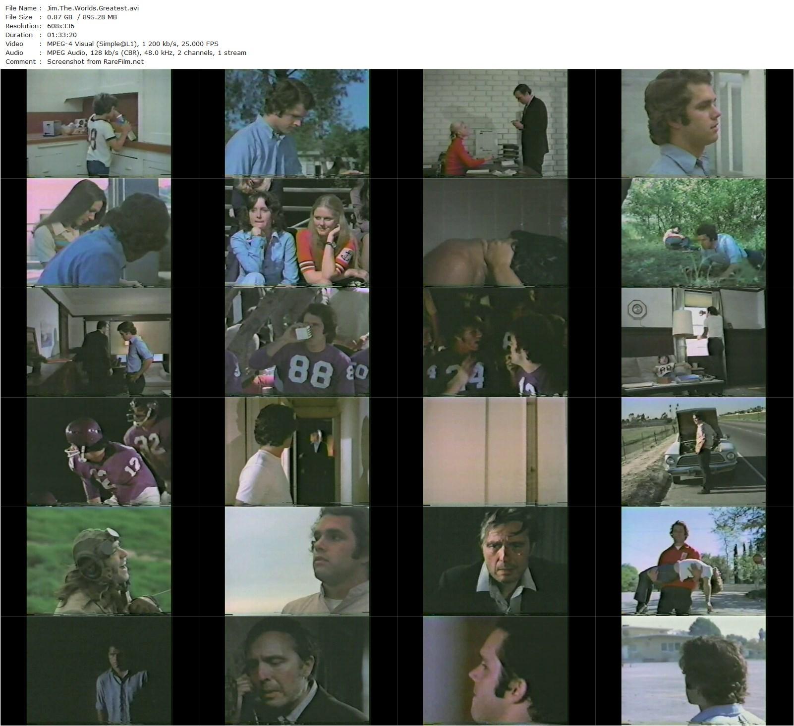 Jim, the World’s Greatest (1975) Don Coscarelli, Craig Mitchell, Gregory Harrison, Robbie Wolcott, Angus Scrimm-poster