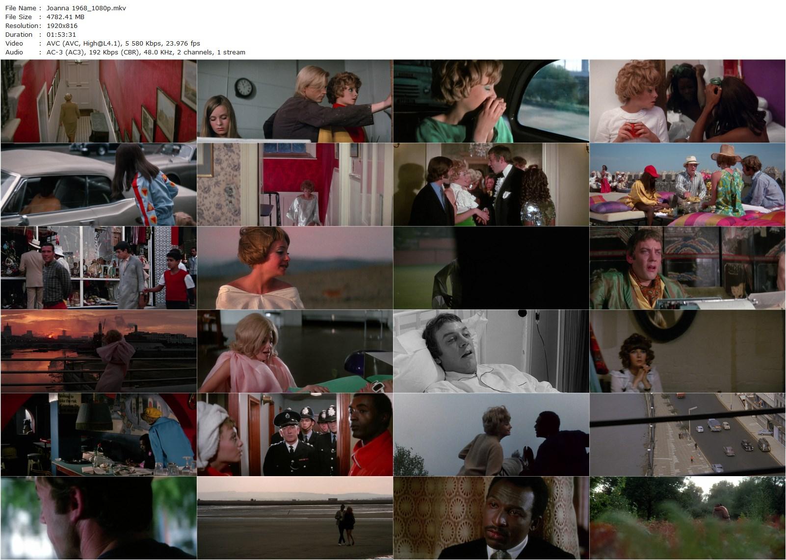 Joanna (1968) Michael Sarne, Geneviève Waïte, Christian Doermer, Calvin Lockhart-poster