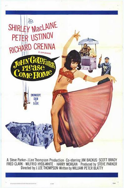 John Goldfarb, Please Come Home! (1965) J. Lee Thompson, Shirley MacLaine, Peter Ustinov, Richard Crenna, Comedy