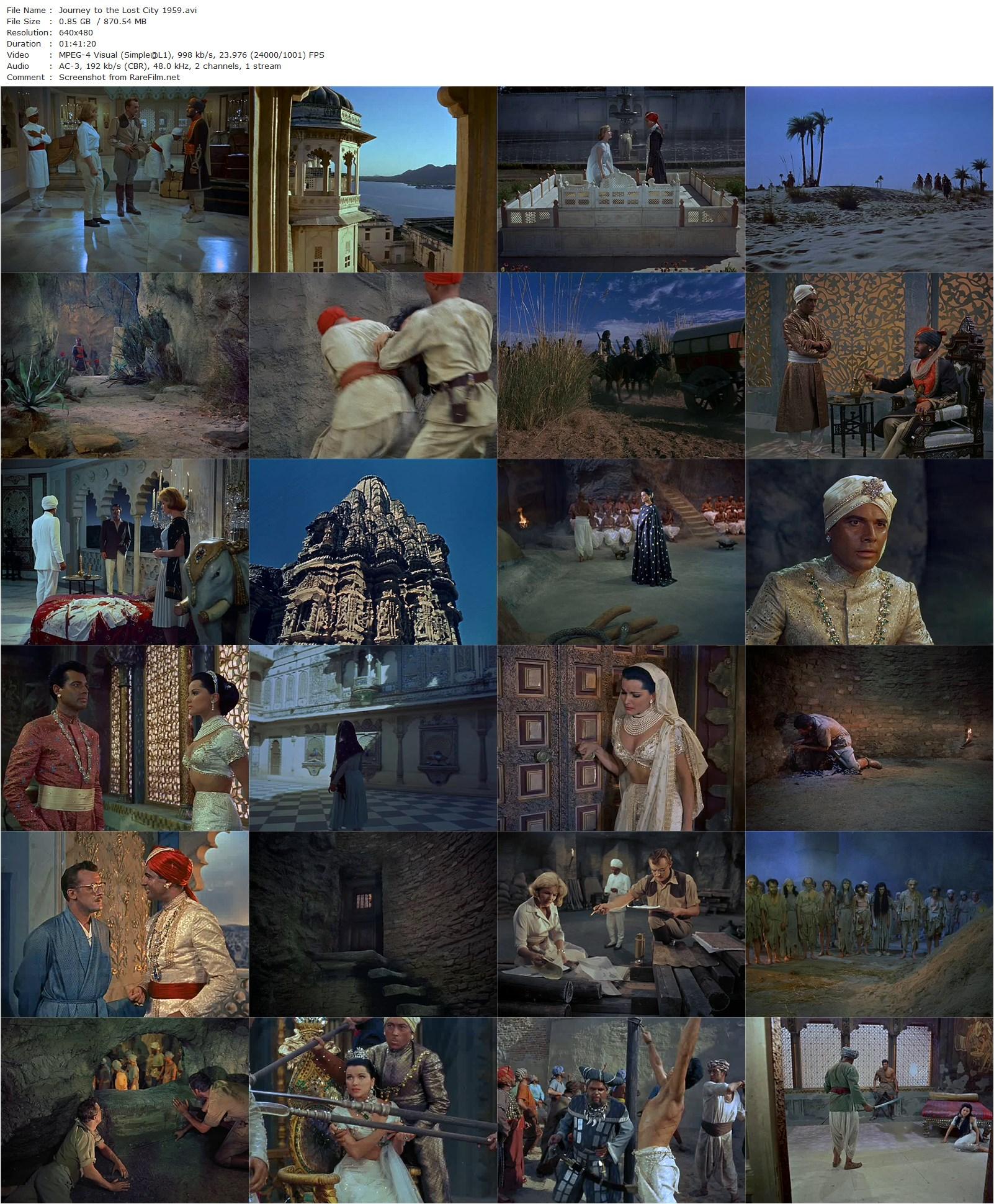 Journey to the Lost City (1960) Fritz Lang-poster