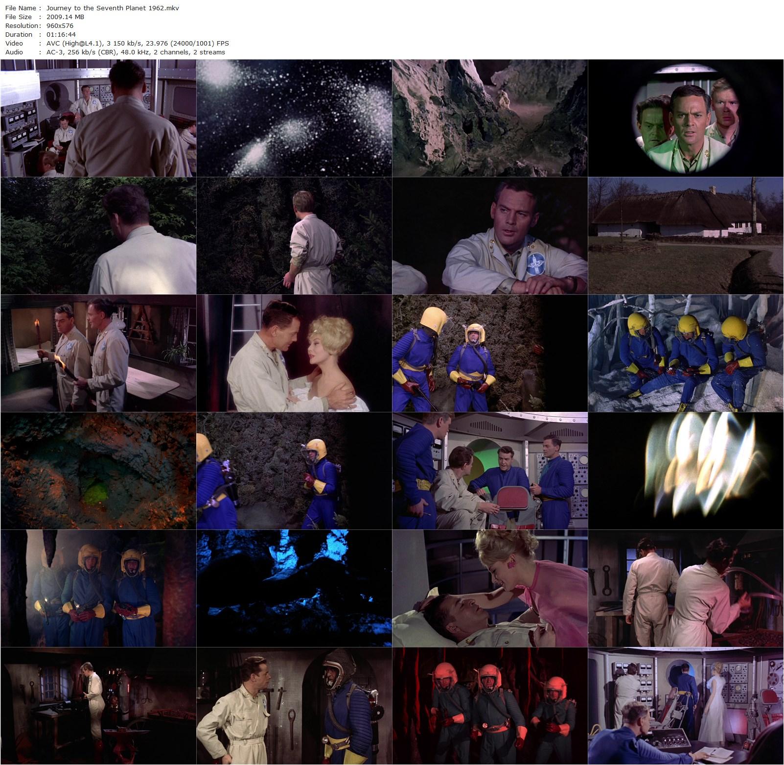 Journey to the Seventh Planet (1962) Sidney W. Pink, John Agar, Carl Ottosen, Ove Sprogøe-poster