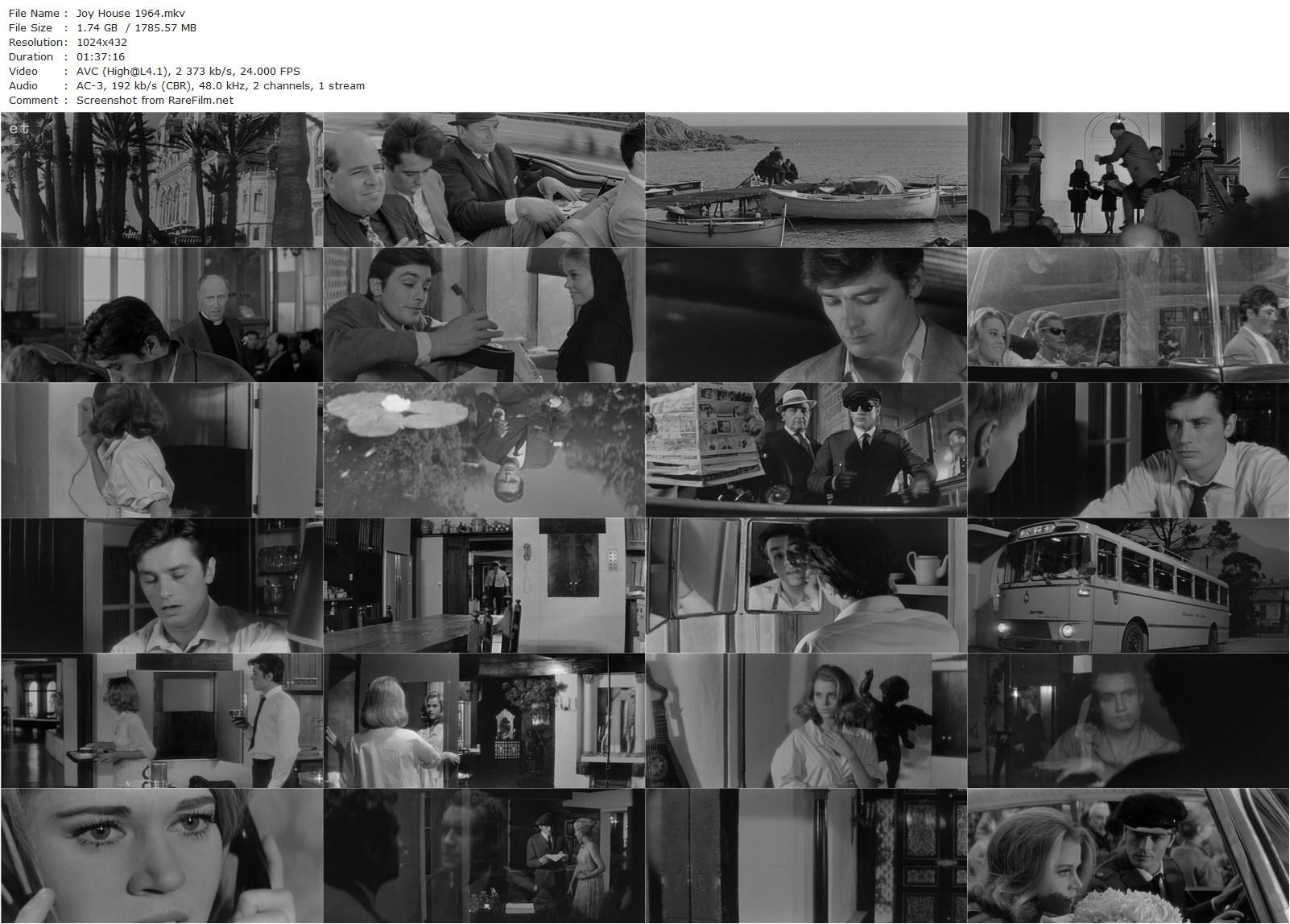 Joy House / Les Félins (1964) René Clément, Alain Delon, Jane Fonda, Lola Albright-poster