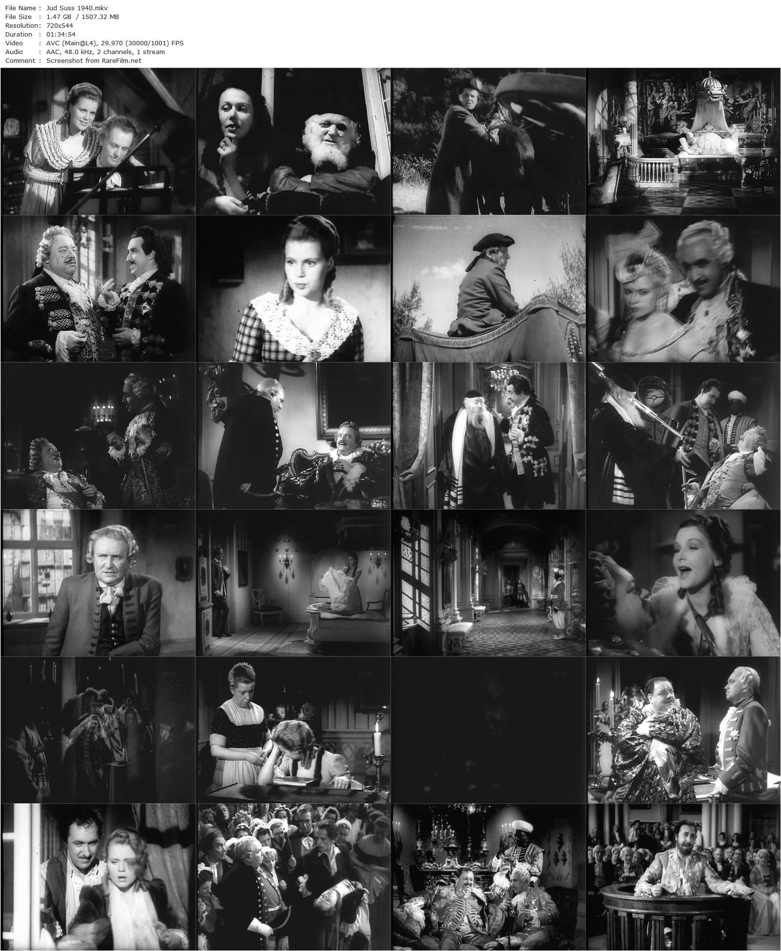 Jew Süss / Jud Süß (1940) Veit Harlan, Ferdinand Marian, Kristina Söderbaum, Heinrich George-poster