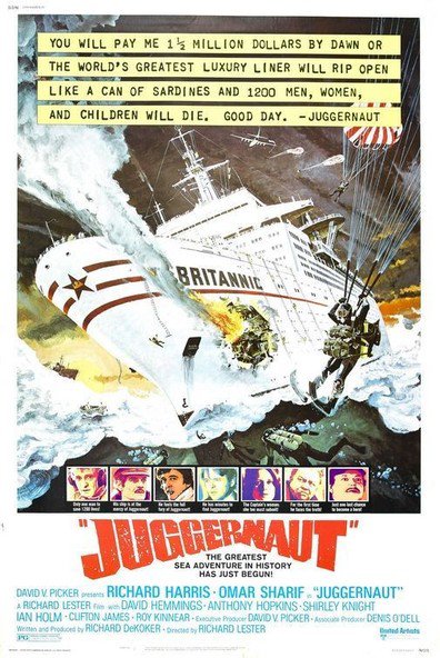 Juggernaut (1974) Richard Lester, Richard Harris, Omar Sharif, David Hemmings