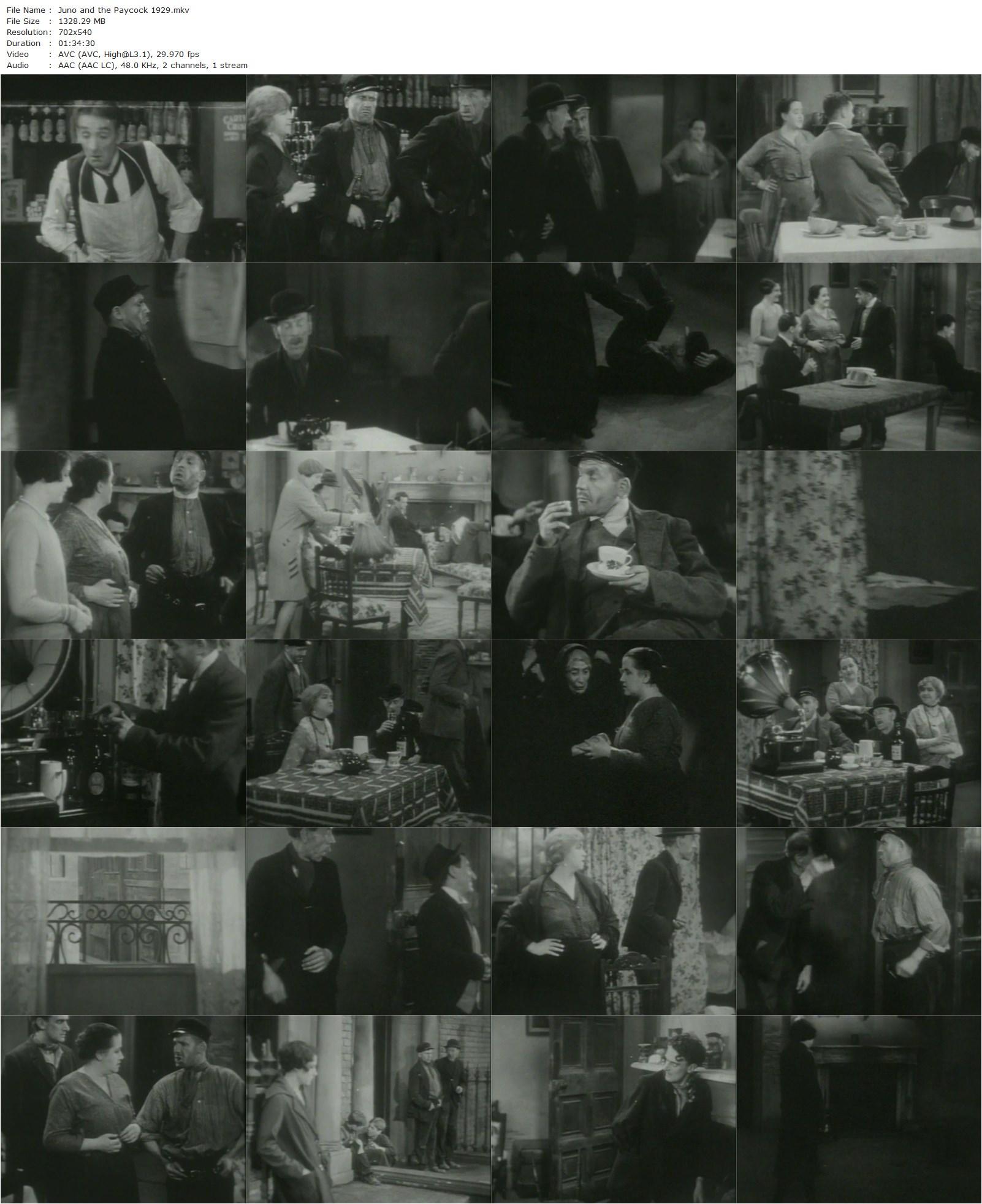 Juno and the Paycock (1930) Alfred Hitchcock, Sara Allgood, Edward Chapman, Barry Fitzgerald-poster