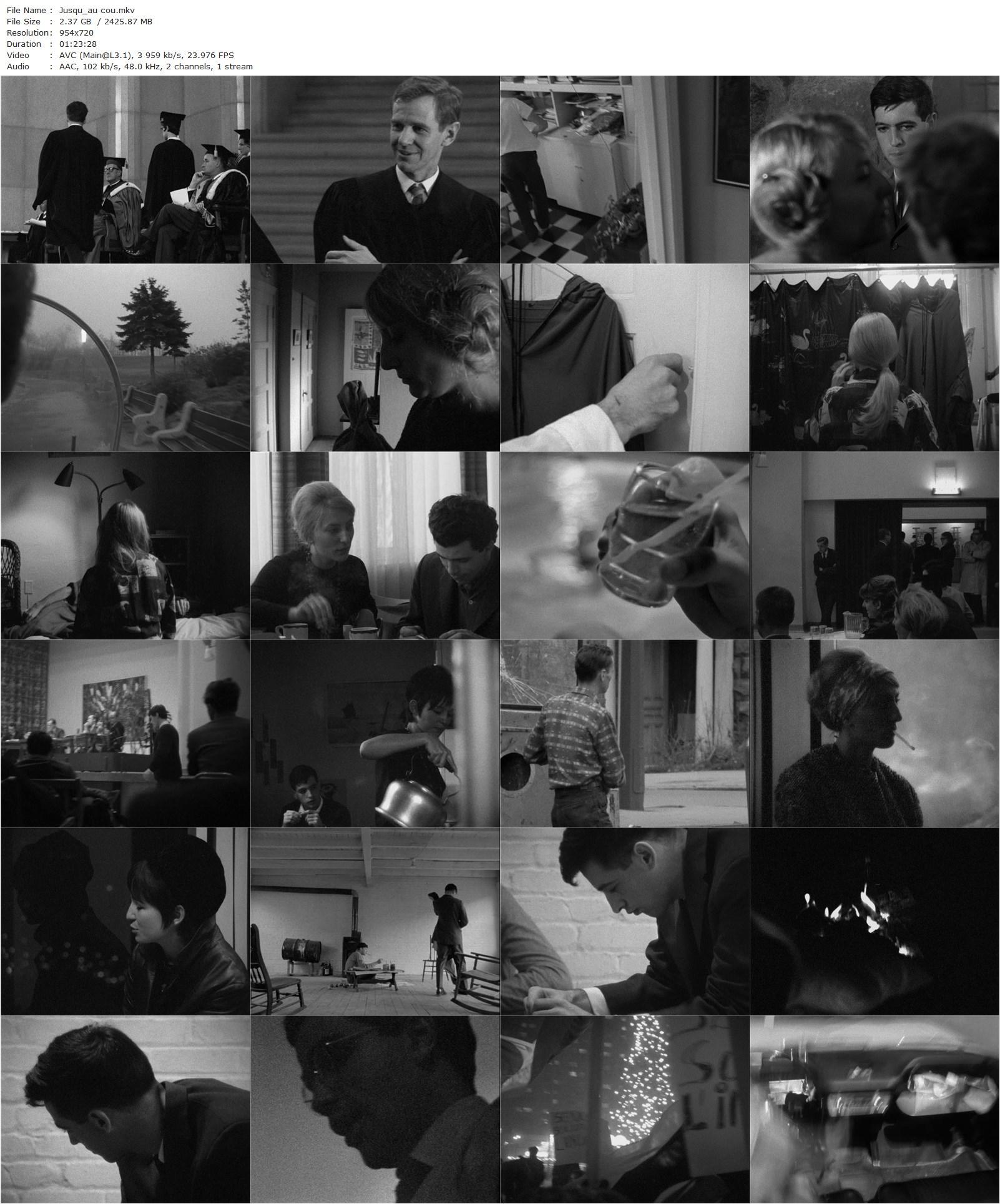 Treading Water AKA Jusqu’au cou (1964) Denis Héroux, Édith de Villers, Raymond Levasseur, Renée Lescop-poster