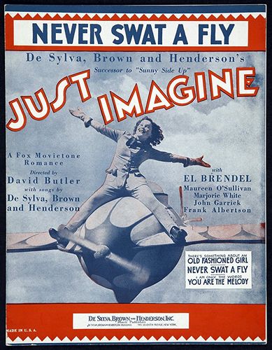 Just Imagine (1930) David Butler, El Brendel, Maureen O’Sullivan, John Garrick, Comedy, Fantasy, Musical, Romance, Sci-Fi