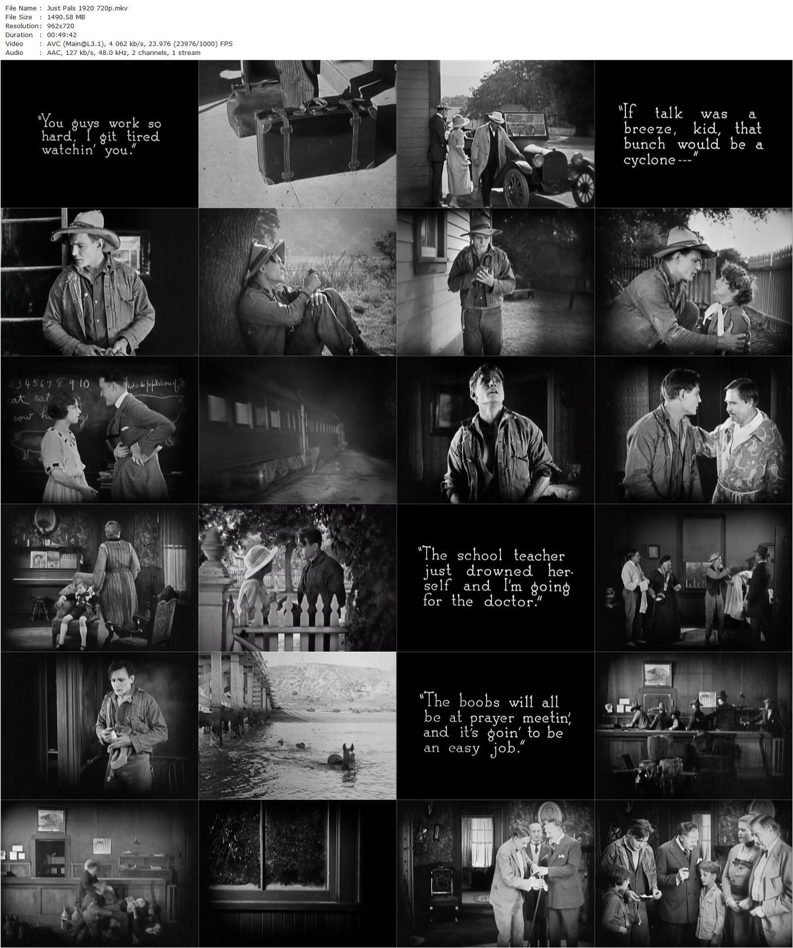 Just Pals (1920) John Ford, Buck Jones, Helen Ferguson, Georgie Stone-poster