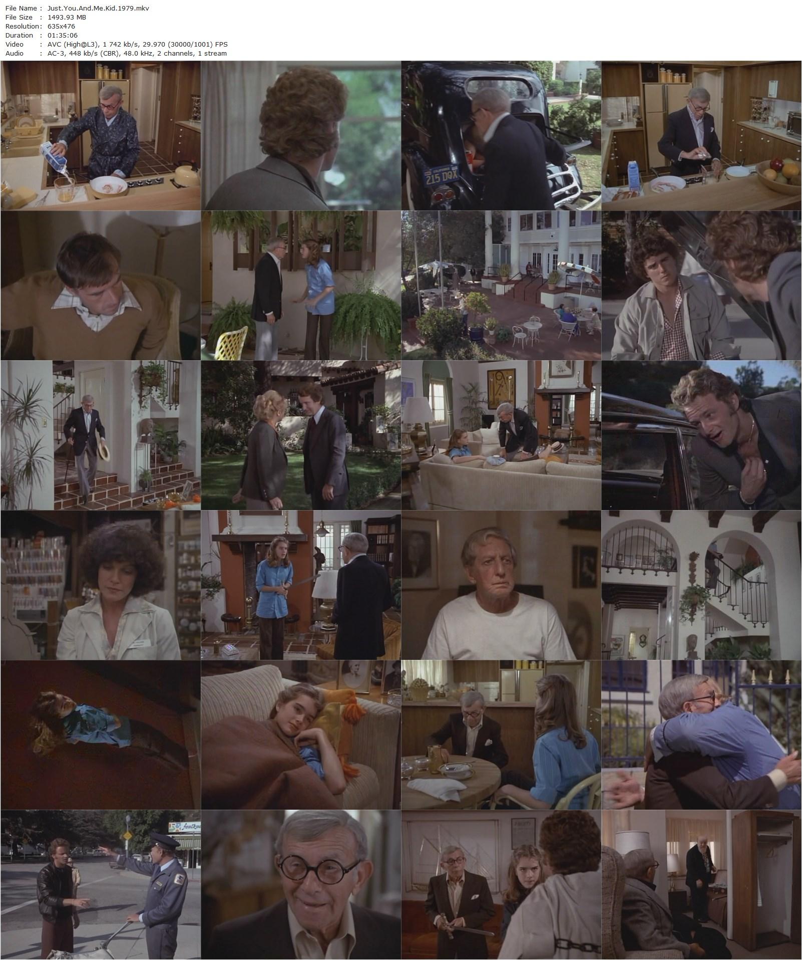 Just You and Me, Kid (1979) Leonard Stern, George Burns, Brooke Shields, Lorraine Gary-poster