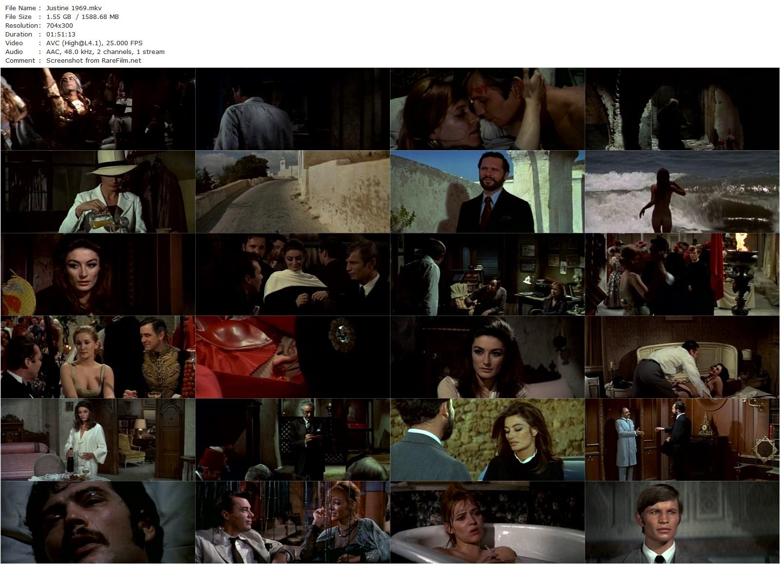 Justine (1969)-poster