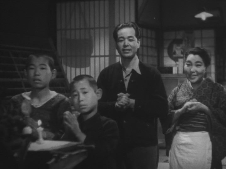 Kanko no machi / Jubilation Street (1944) Keisuke Kinoshita, Ken Uehara, Eijirô Tôno, Chiyo Shin, Drama, War-poster