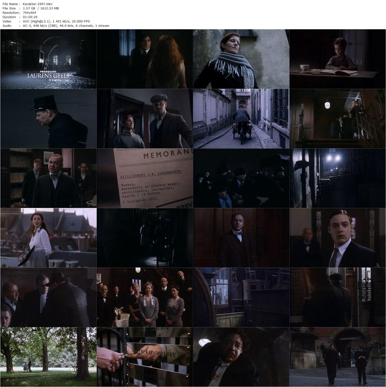 Character AKA Karakter (1997) Mike van Diem, Pavlik Jansen op de Haar, Jan Decleir, Fedja van Huêt-poster