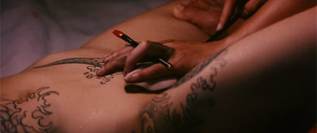 Kashin no irezumi: ureta tsubo (1976) by Masaru Konuma-poster