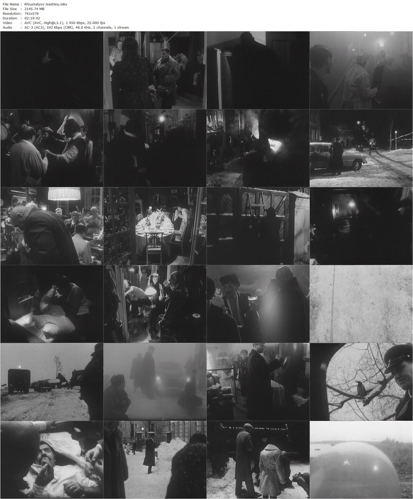 Khrustalyov, My Car! (1998) Aleksey German, Yuriy Tsurilo, Nina Ruslanova, Mikhail Dementyev-poster