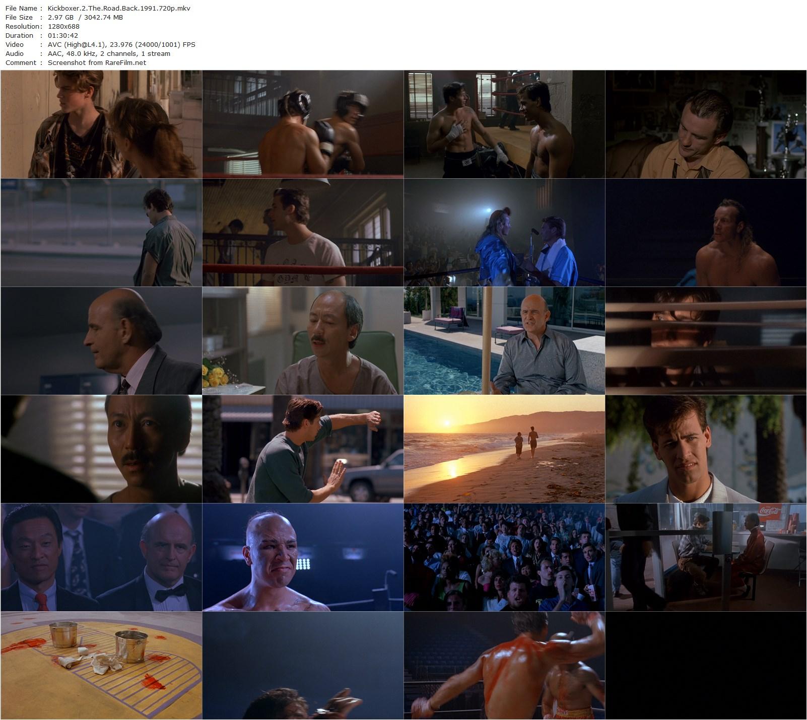 Kickboxer 2: The Road Back (1991) Albert Pyun-poster