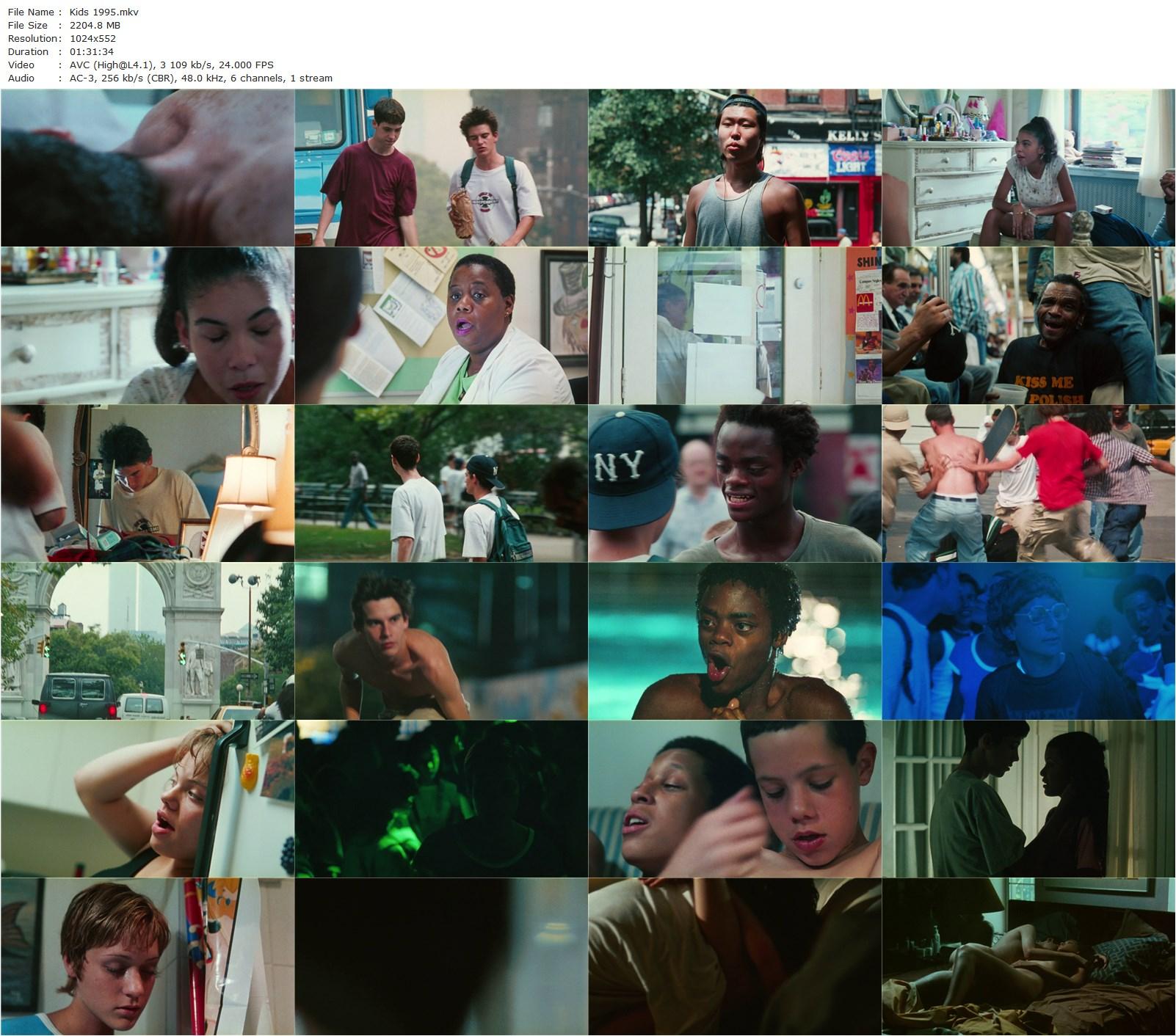 Kids (1995) Larry Clark, Leo Fitzpatrick, Justin Pierce, Chloë Sevigny-poster