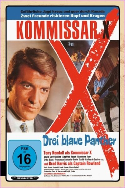 Kommissar X – Drei blaue Panther / Kill Panther Kill (1968) Gianfranco Parolini, Tony Kendall, Brad Harris, Corny Collins, Action, Crime