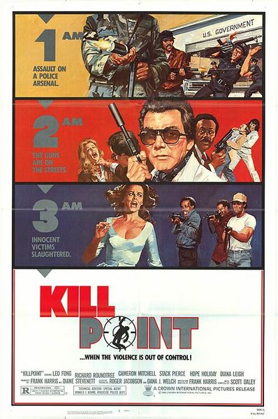 Killpoint (1984) Frank Harris, Leo Fong, Richard Roundtree, Cameron Mitchell, Action