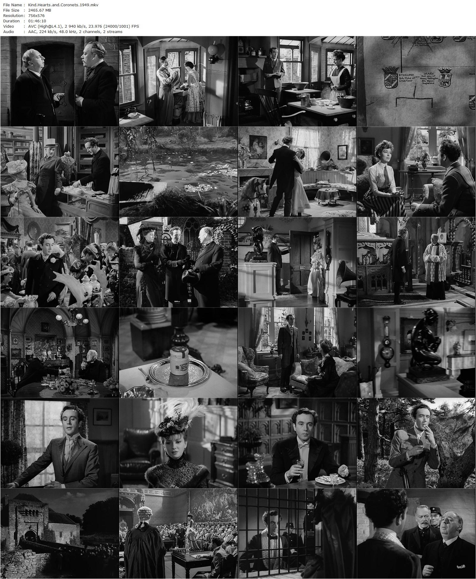 Kind Hearts and Coronets (1949) Robert Hamer, Dennis Price, Alec Guinness, Valerie Hobson-poster