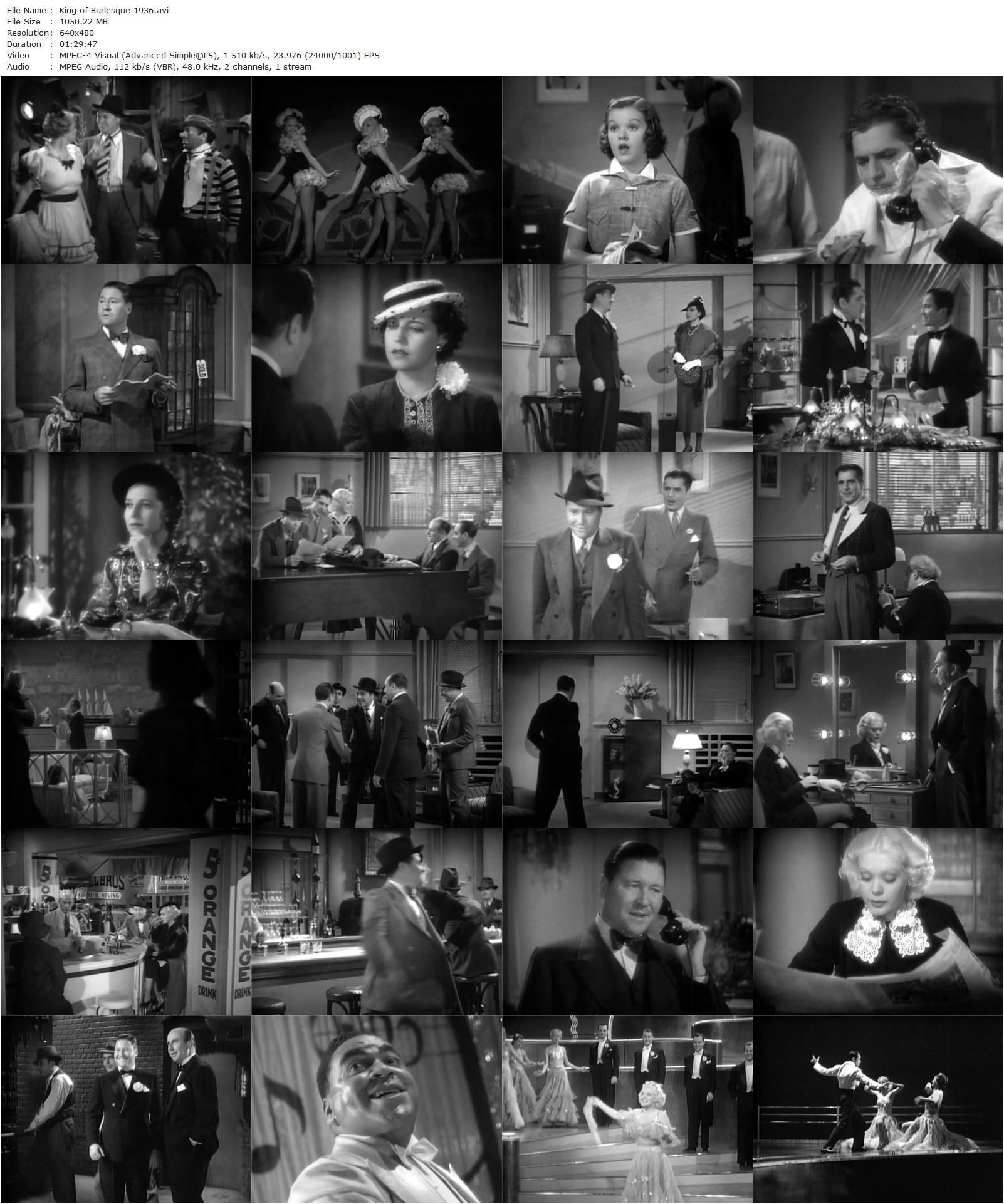 King of Burlesque (1936) Sidney Lanfield, Warner Baxter, Alice Faye, Jack Oakie-poster