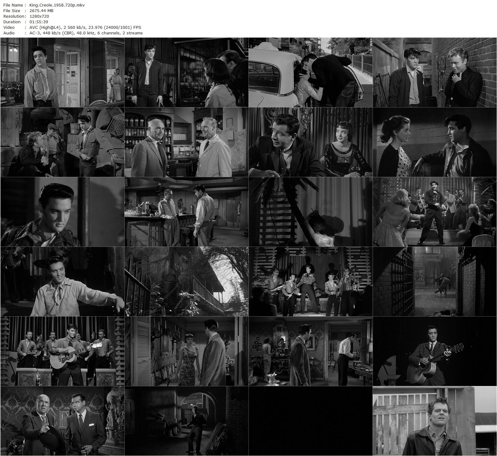 King Creole (1958) Michael Curtiz, Elvis Presley, Carolyn Jones, Walter Matthau-poster