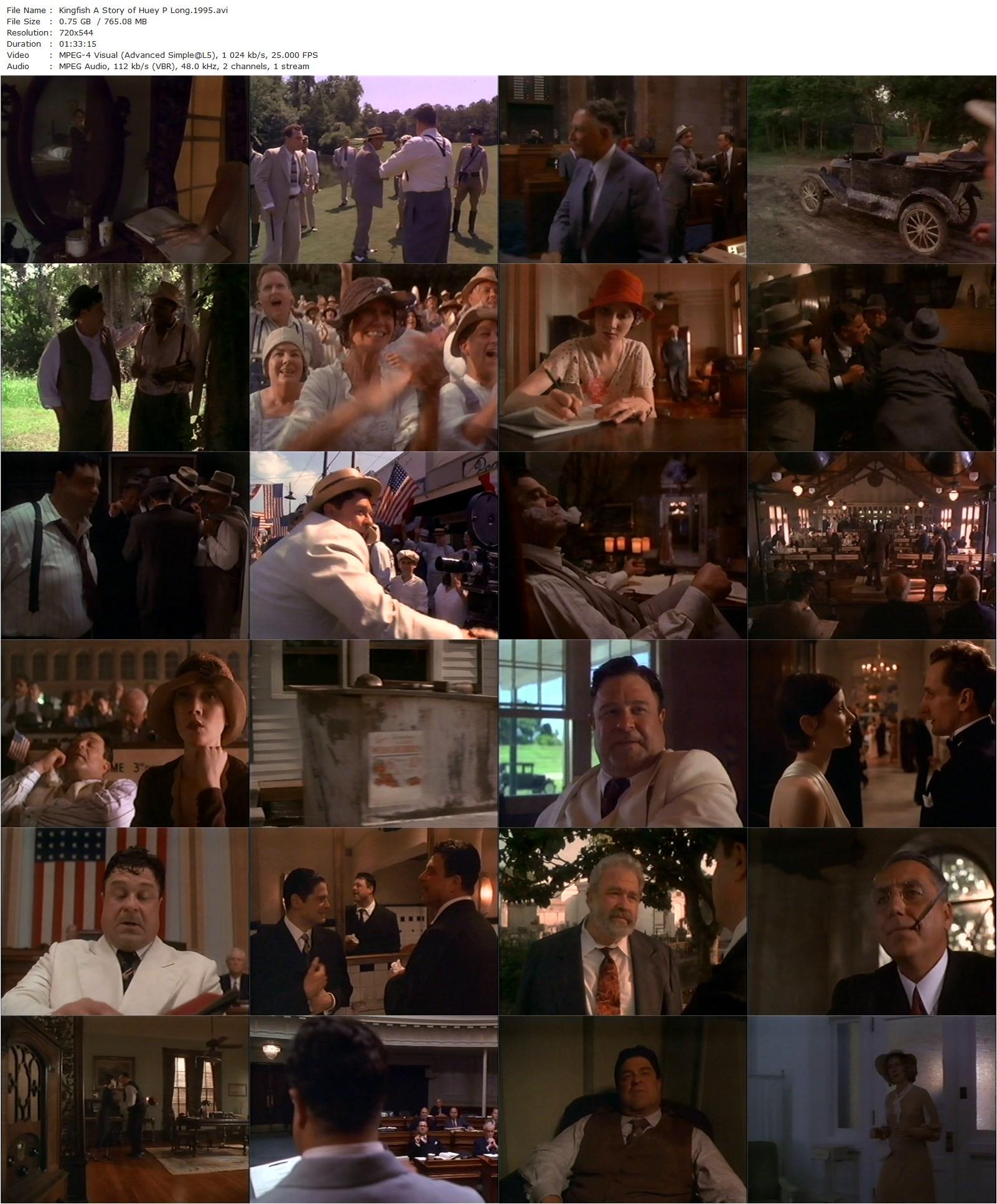 Kingfish: A Story of Huey P. Long (1995) Thomas Schlamme-poster