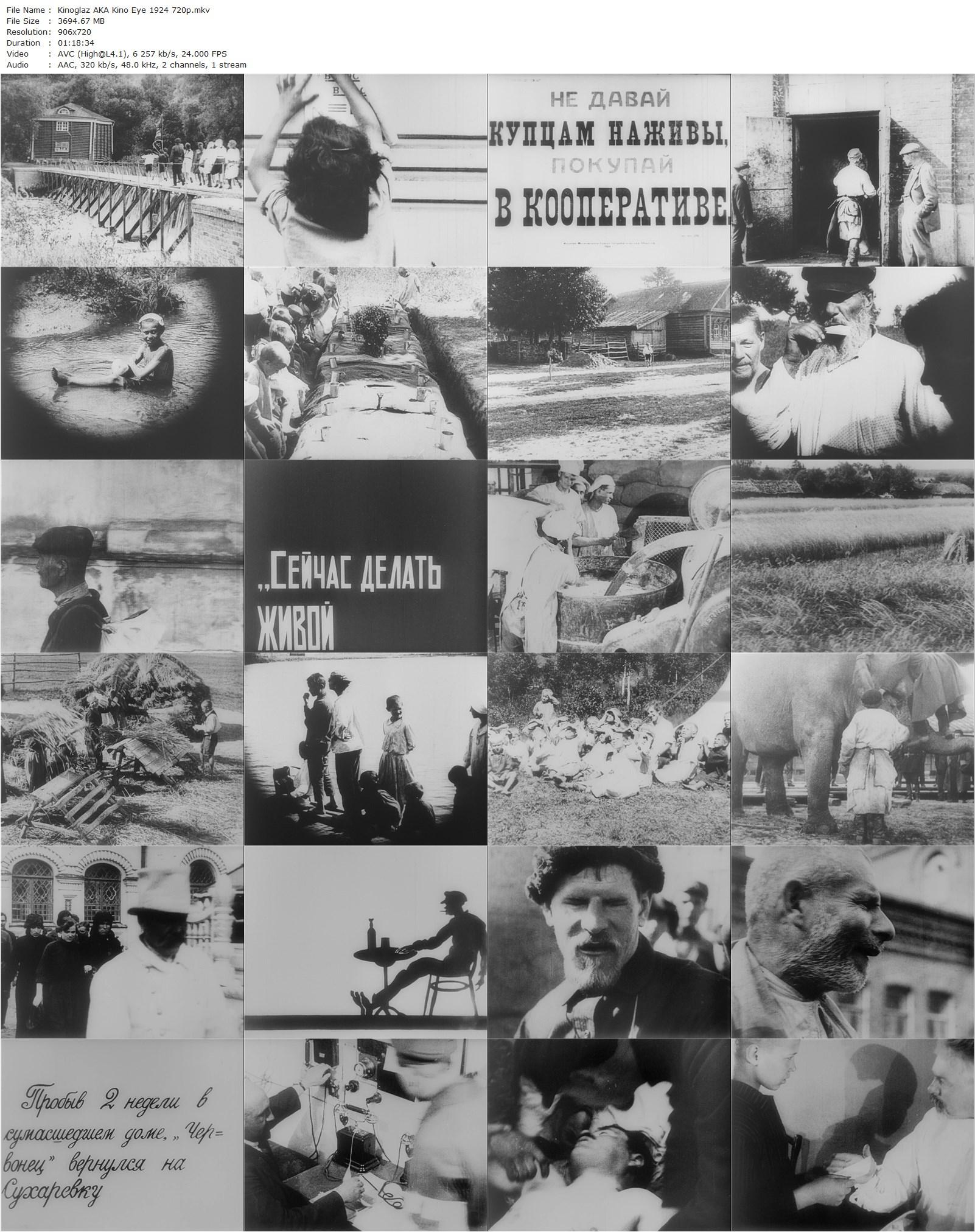 Kino Eye AKA Kinoglaz (1924) Dziga Vertov-poster