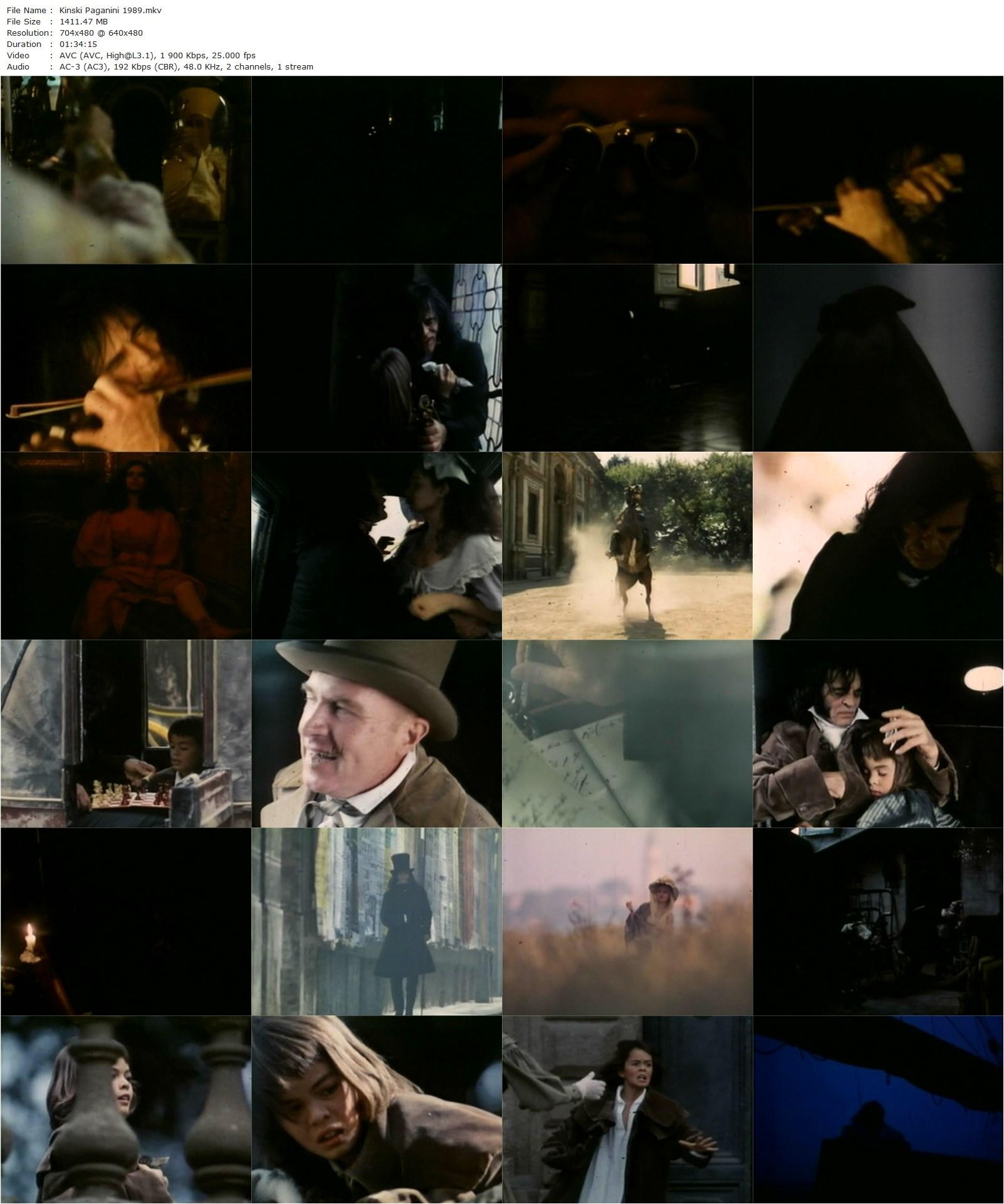 Kinski Paganini [Director’s Cut] (1989) Klaus Kinski, Debora Caprioglio, Nikolai Kinski-poster