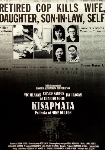 In the Wink of an Eye AKA Kisapmata (1981) Mike De Leon, Charo Santos-Concio, Jay Ilagan, Vic Silayan
