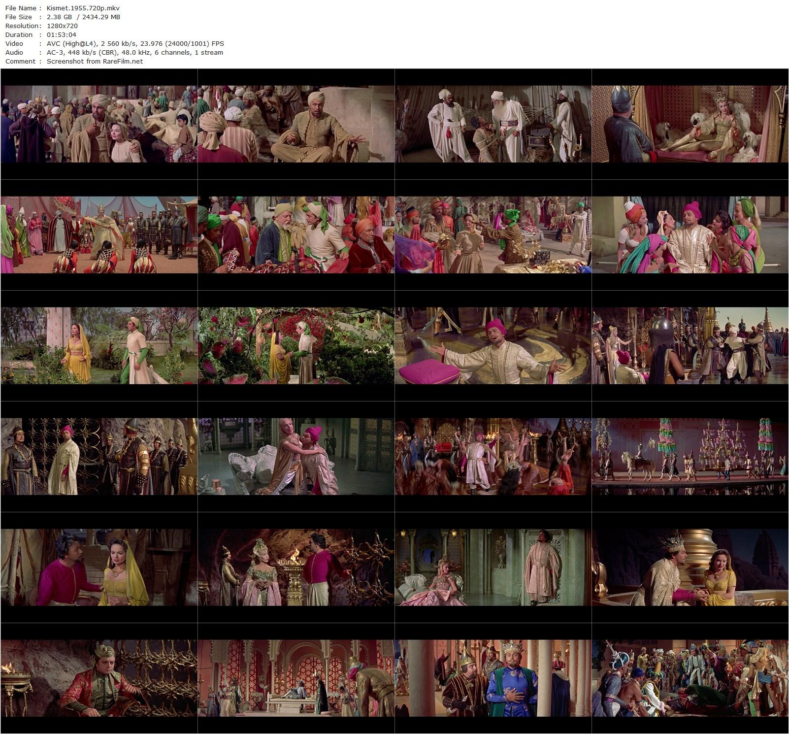 Kismet (1955) Vincente Minnelli, Stanley Donen, Howard Keel, Ann Blyth, Dolores Gray-poster