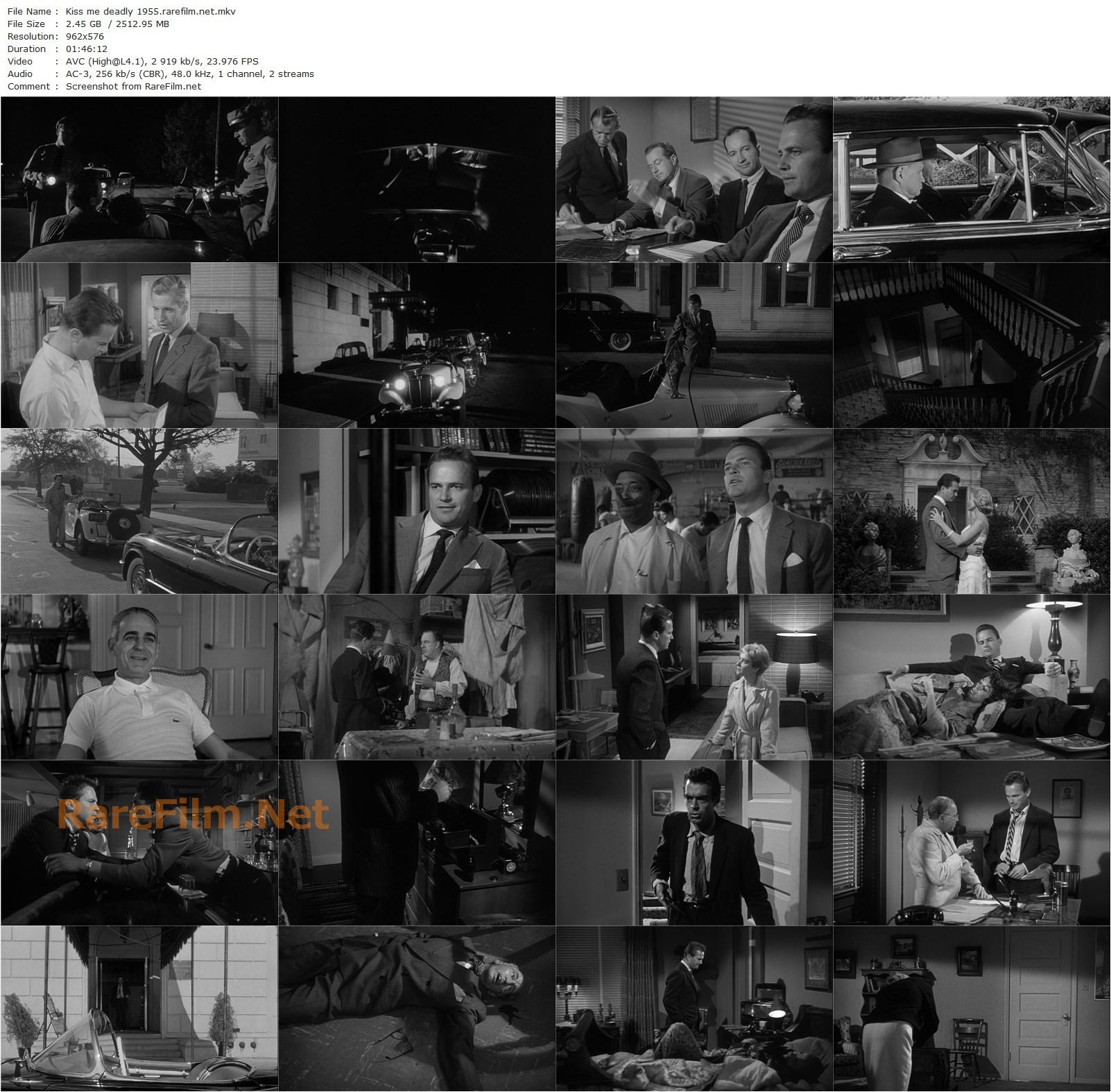 Kiss Me Deadly (1955) Robert Aldrich, Ralph Meeker, Albert Dekker, Paul Stewart-poster