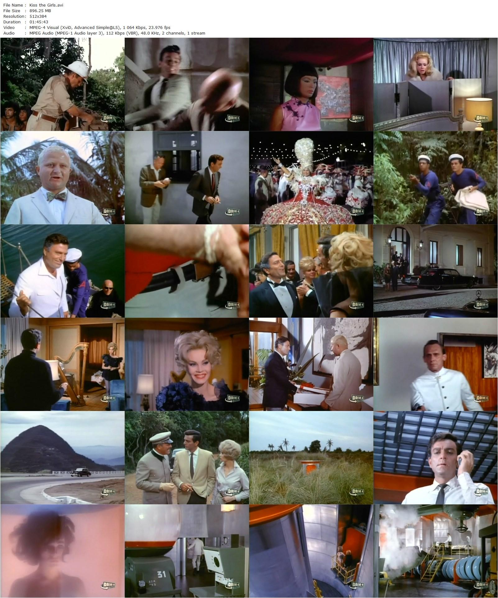 Kiss the Girls and Make Them Die (1966) Henry Levin, Arduino Maiuri, Mike Connors, Dorothy Provine, Raf Vallone-poster