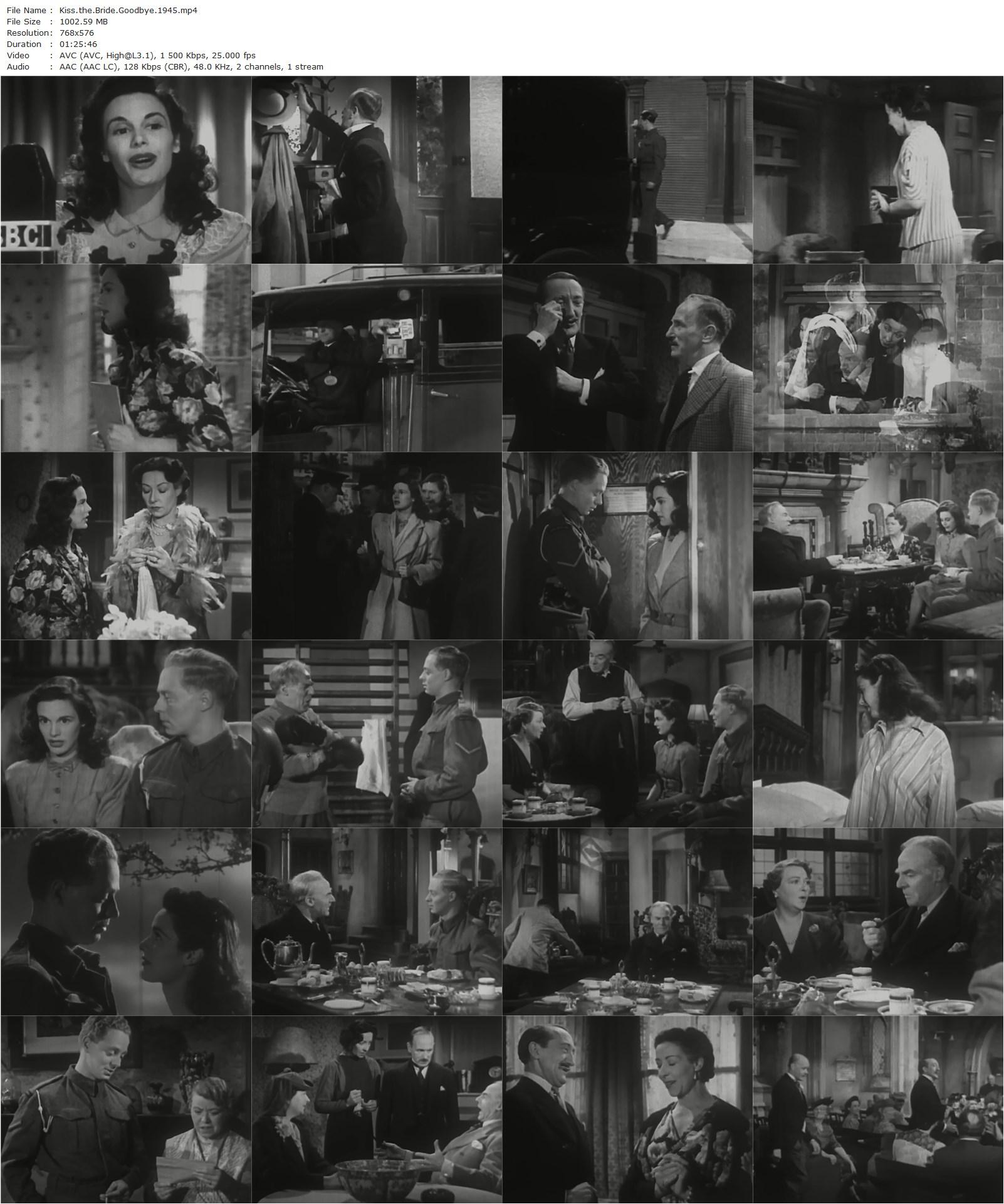 Kiss the Bride Goodbye (1945) Paul L. Stein, Patricia Medina, Jimmy Hanley, Marie Lohr-poster