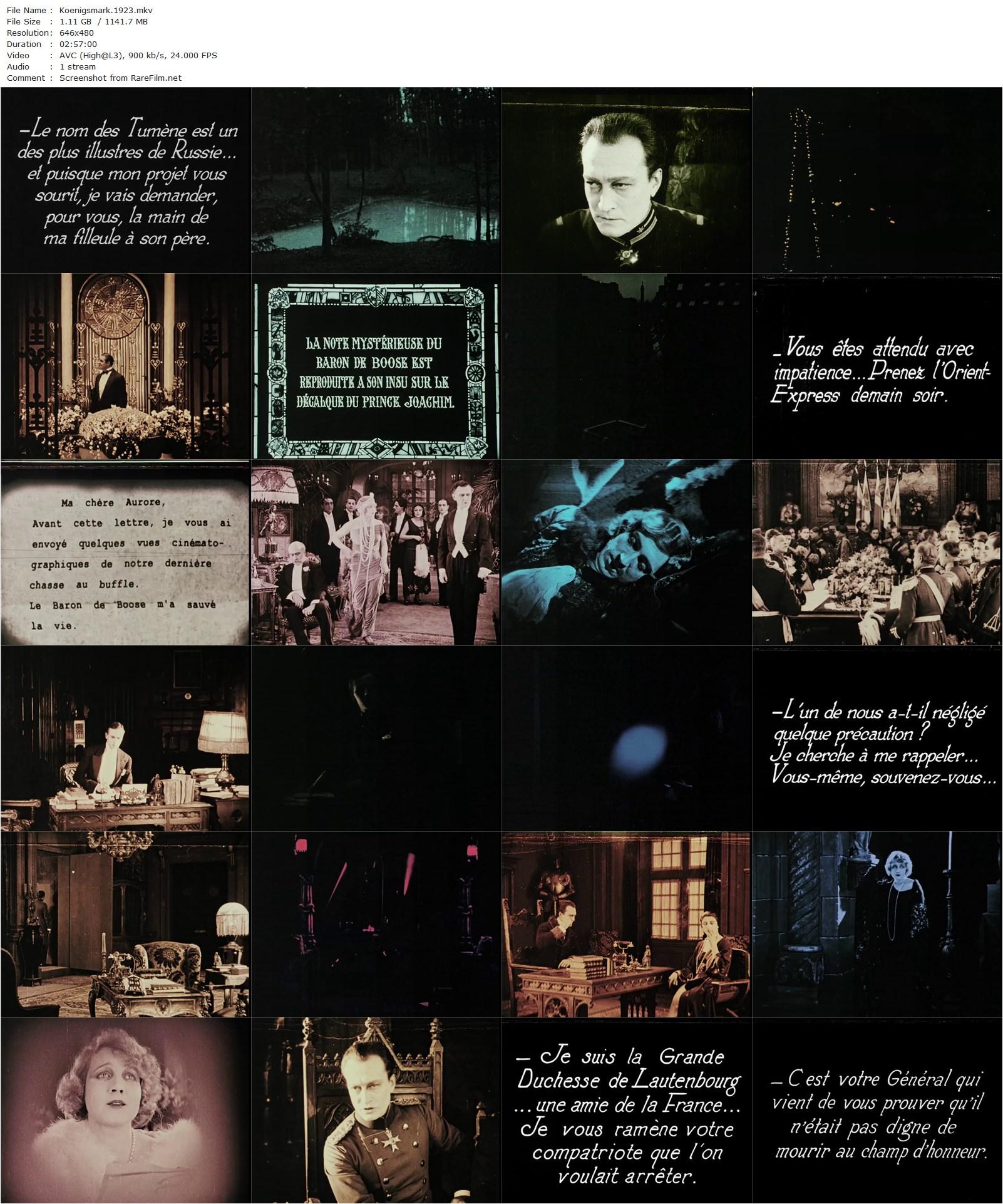 The Secret Spring / Koenigsmark (1923) Léonce Perret, Karl Heyl, Huguette Duflos, Henry Houry-poster