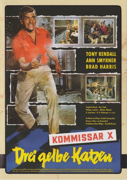 Kommissar X – Drei gelbe Katzen / Death Is Nimble, Death Is Quick (1966) Rudolf Zehetgruber, Gianfranco Parolini, Tony Kendall, Brad Harris, Ann Smyrner, Action, Adventure