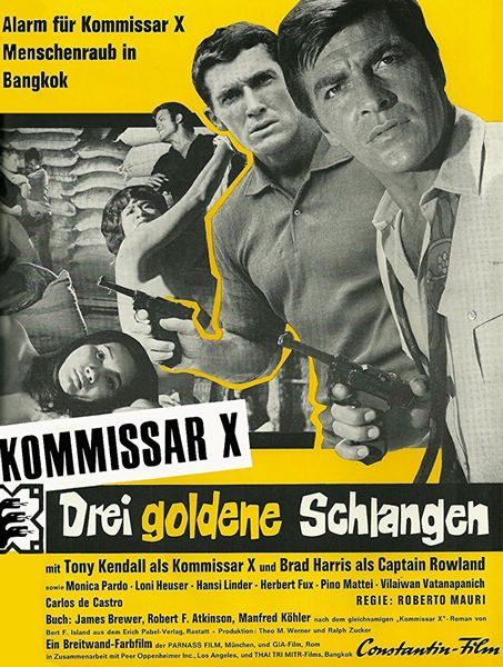 Kommissar X – Drei goldene Schlangen / Island of Lost Girls (1969) Roberto Mauri, Tony Kendall, Brad Harris, Monica Pardo, Action, Adventure, Crime, Thriller