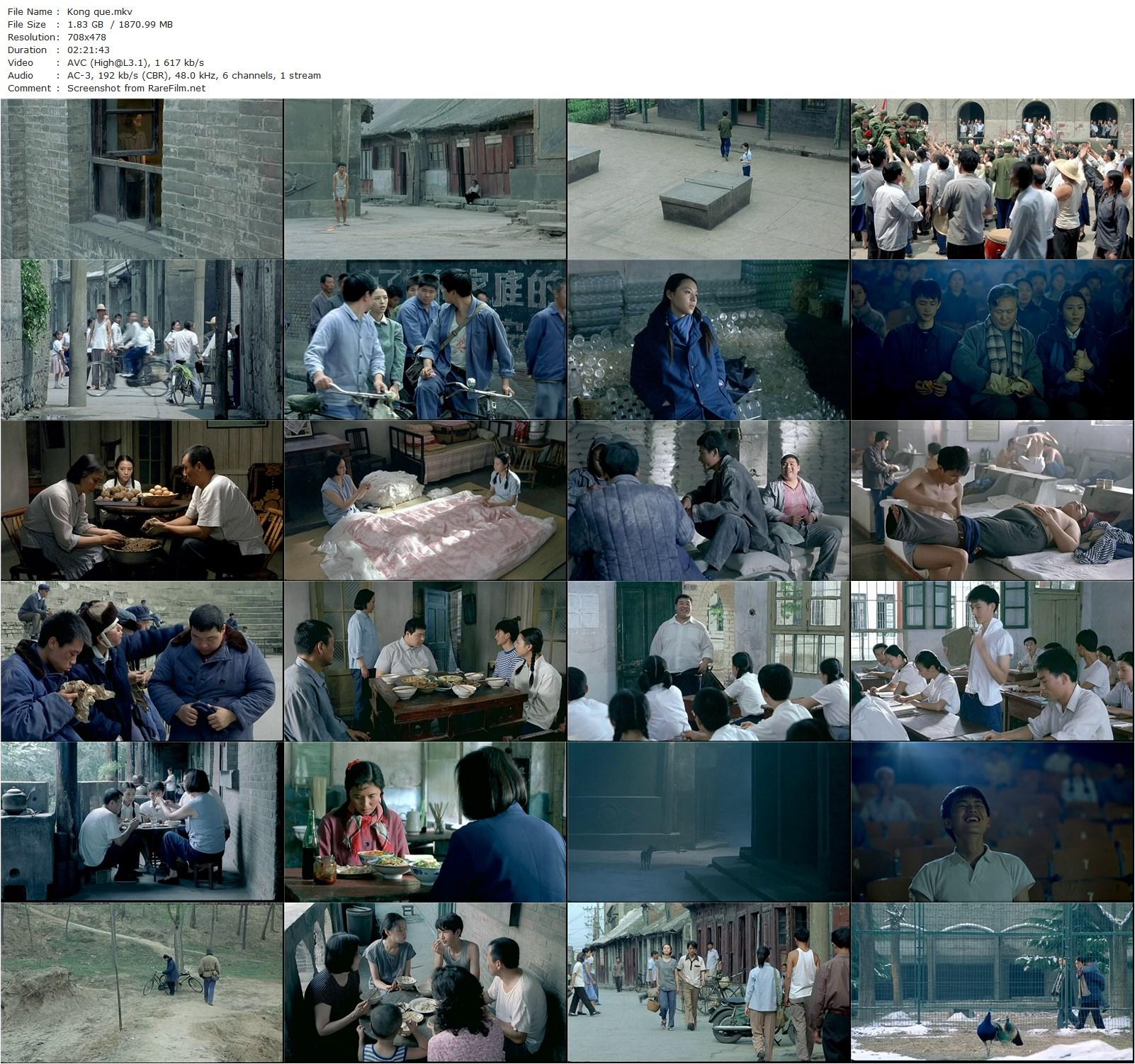 Peacock / Kong que (2005) Changwei Gu, Jing An, Li Feng-poster