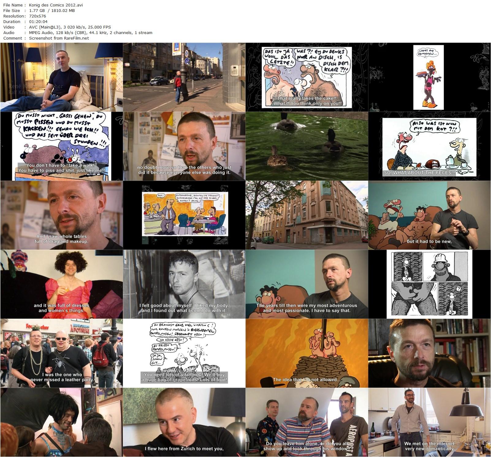 King of Comics (2012) Rosa von Praunheim, Ralf König, Oliver Dressnandt, Olaf Gabriel-poster