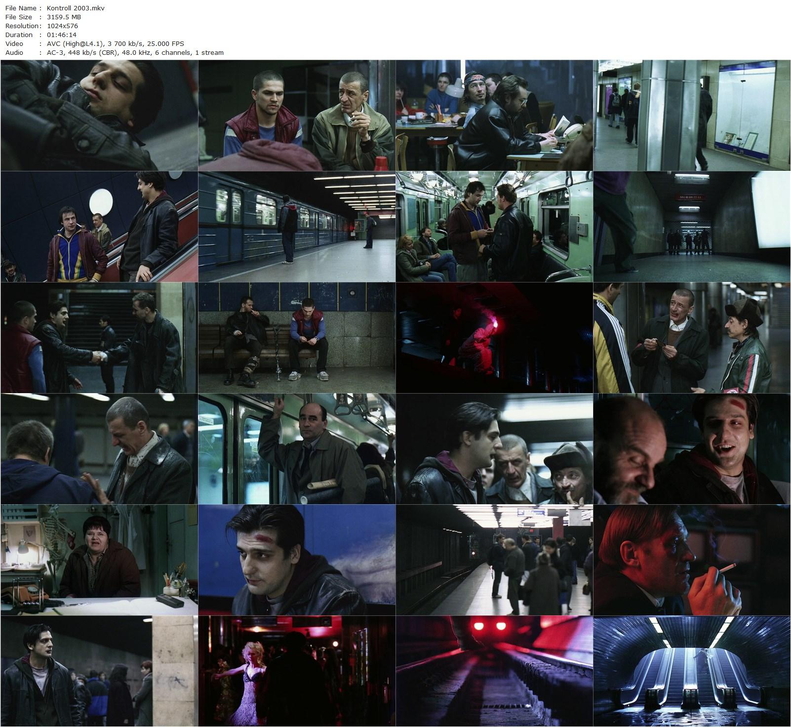 Control AKA Kontroll (2003) Nimród Antal, Sándor Csányi, Eszter Balla, Zoltán Mucsi-poster