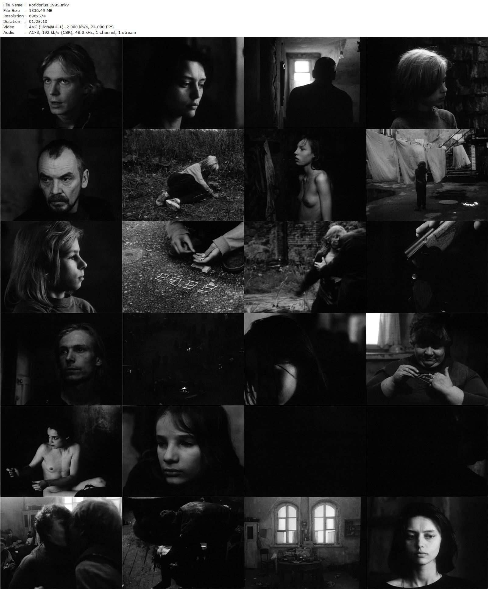 The Corridor AKA Koridorius (1995) Sharunas Bartas, Daiva Ksivickiene, Mantvydas Janeliunas, Viacheslav Amirhanian-poster