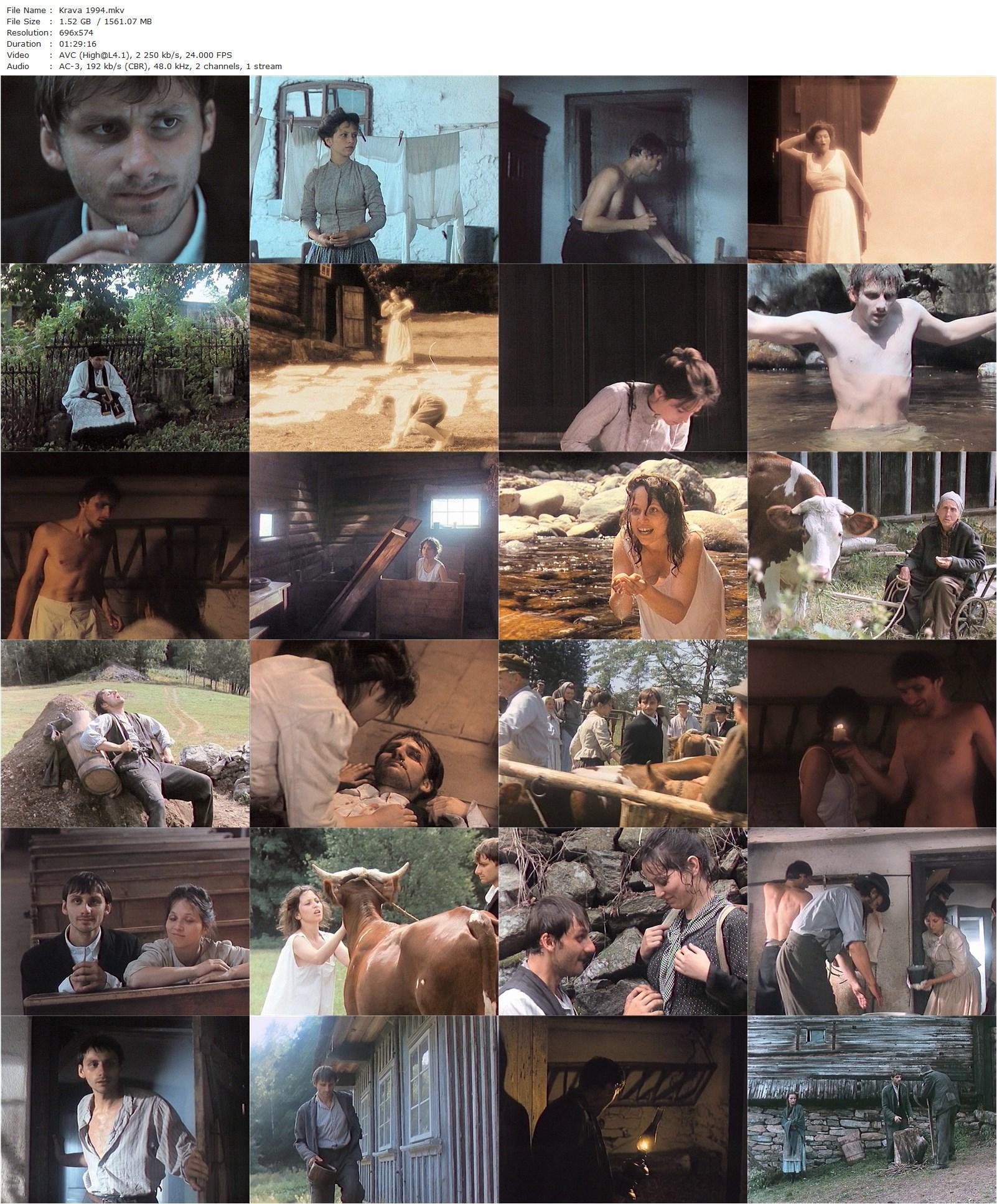 The Cow / Kráva (1994) Karel Kachyna, Radek Holub-poster