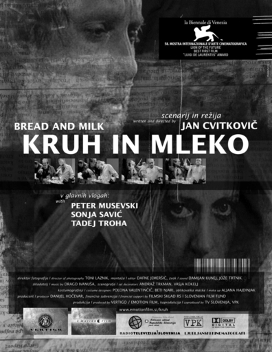 Bread and Milk / Kruh in mleko (2001) Jan Cvitkovic, Peter Musevski, Sonja Savic, Tadej Troha