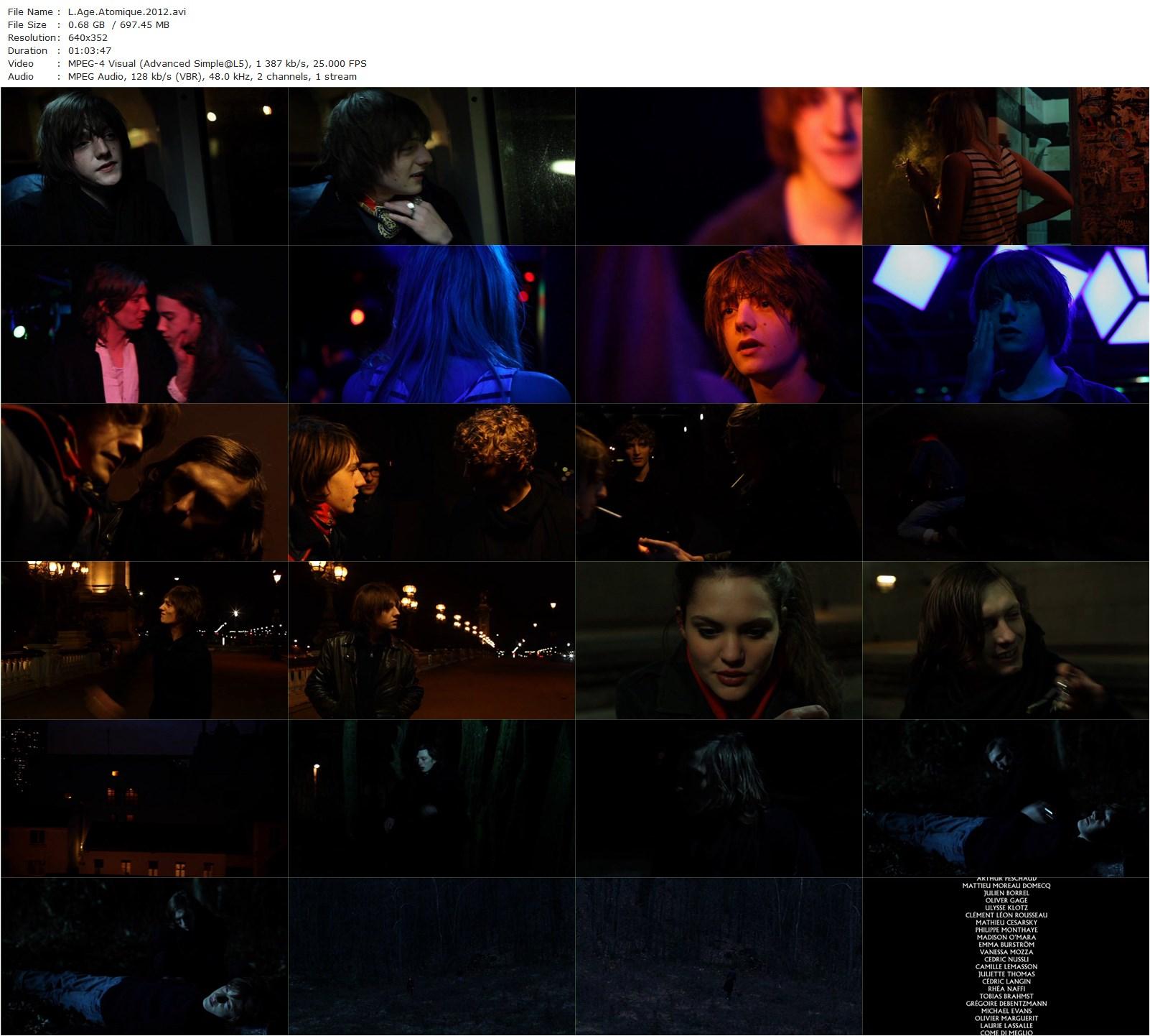 Atomic Age / L’âge atomique (2012) Héléna Klotz, Eliott Paquet, Dominik Wojcik, Niels Schneider-poster