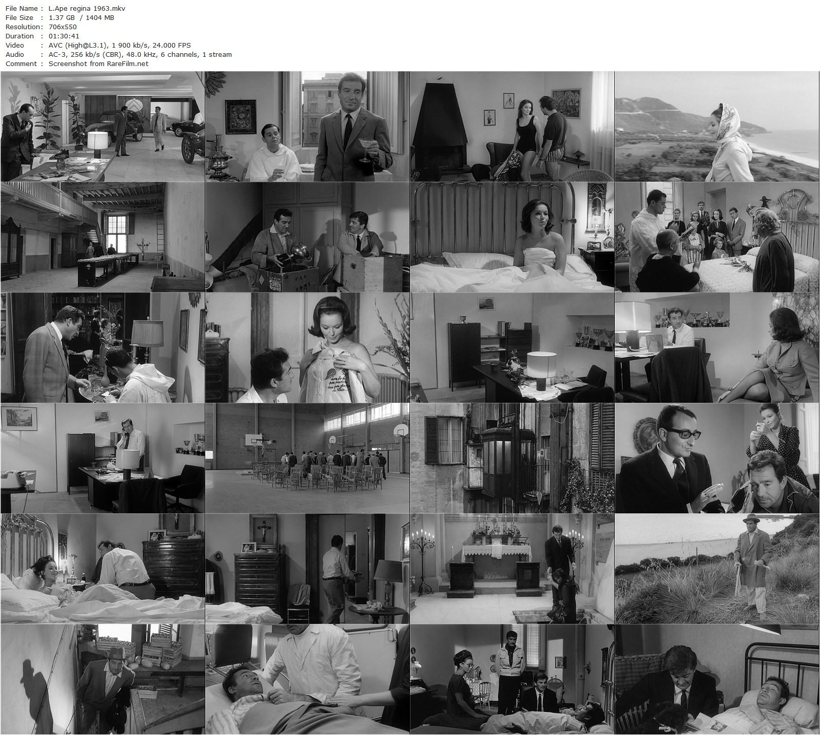 L’Ape regina / The Queen Bee (1963) Marco Ferreri, Ugo Tognazzi, Marina Vlady, Walter Giller-poster